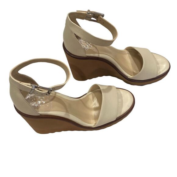 Vince Camuto Gretam Wedge Platform Beige Shoes, Size 9M NWOB - Picture 8 of 9